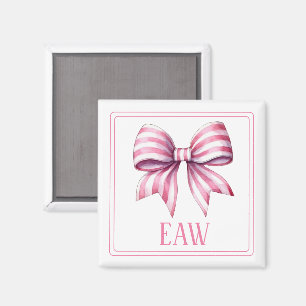 Monogramm des Bowles Coastrosa und Weiß Magnet
