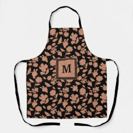 Monogramm des Musters für das Muster eines benutze Schürze