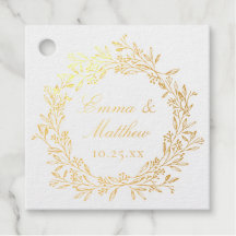 Monogramm des rustikalen Botanischen Wraath-Logos