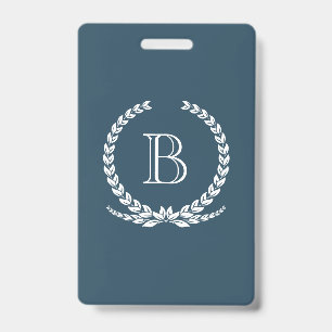Monogramm-Design Ausweis