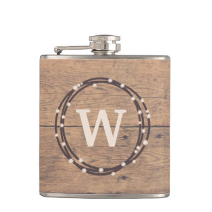 Monogramm-Design Flachmann