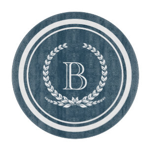 Monogramm-Design Schneidebrett
