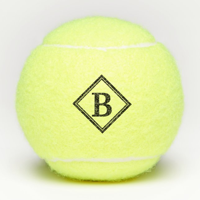 Monogramm DF-Serif Tennisbälle (Vorderseite)