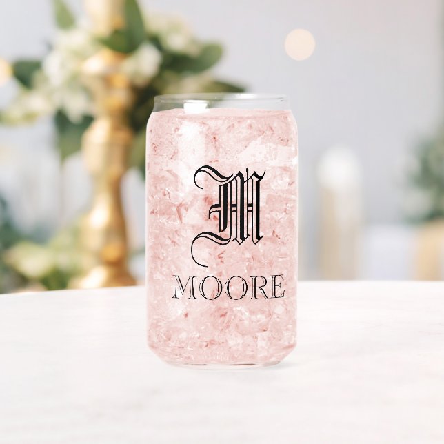 Monogramm Dosenglas (Insitu (Hochzeit))