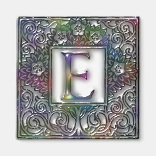 Monogramm E Magnet