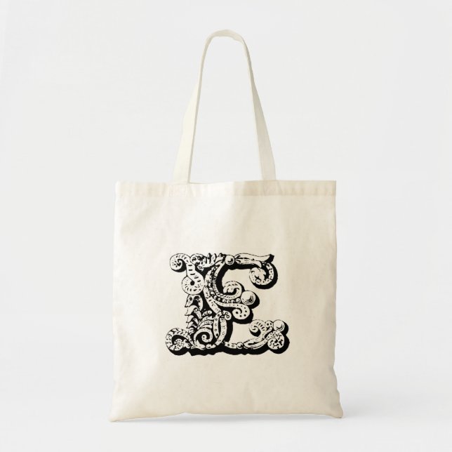 Monogramm "E" Tragetasche (Vorne)