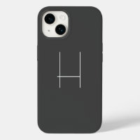 Monogramm Eigener Name Initial Modern Minimalistis