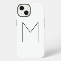 Monogramm Eigener Name Initial Modern Schlicht Min
