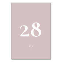 Monogramm Elegant Elegant Musk Rosa Weiße Hochzeit
