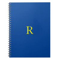 Monogramm Erstblau gelb-farbiges Bright 2020