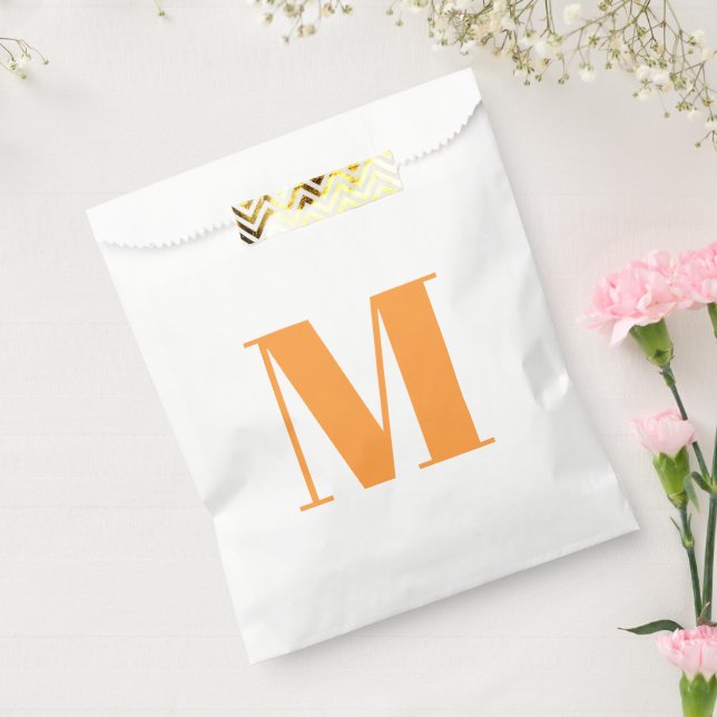 Monogramm erstes Safronweißgeschenk anpassen Geschenktütchen (Versiegelt)