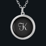 Monogramm erstes Schwarz-weißes Minimalistisches G Versilberte Kette<br><div class="desc">Monogram diese minimalistisch schwarz-weiß silberne Halskette als Geschenk für sie. Ideal für Geburtstagsgeschenke,  Hochzeitsgeschenke,  Hochzeitsgeschenke.</div>