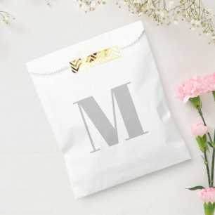 Monogramm Erstlichtgrau anpassen Geschenktütchen