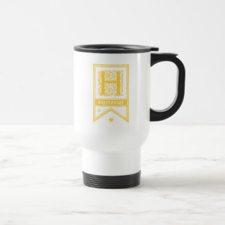 Monogramm-Fahne Harry Potters | Hufflepuff Reisebecher