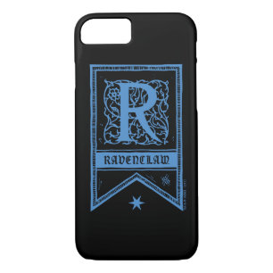 Monogramm-Fahne Harry Potters   Ravenclaw iPhone 8/7 Hülle