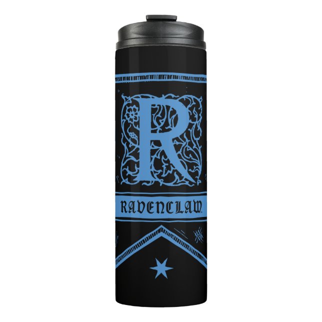 Monogramm-Fahne Harry Potters | Ravenclaw Thermosbecher (Vorderseite)
