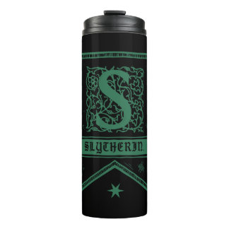 Monogramm-Fahne Harry Potters | Slytherin Thermosbecher
