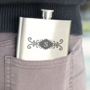 Monogramm-Flasche für dekorative Rollen Flachmann