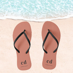 Monogramm Flip Flops
