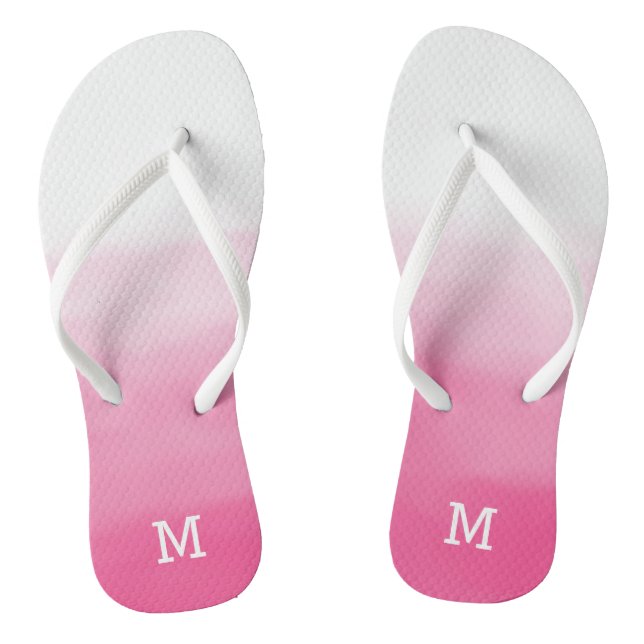 Monogramm-Flipflops Flip Flops (Fußbett)