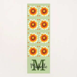 Monogramm Floral Yogamatte