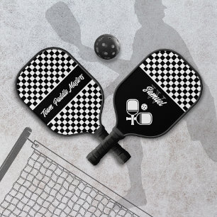 Monogramm-Foto der Paddelmeister Pickleball Schläger