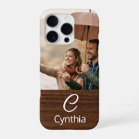 Monogramm-Foto-Holzkorn personalisiert