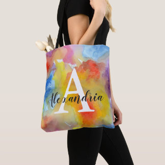 Monogramm für abstrakte Aquarellfarben
