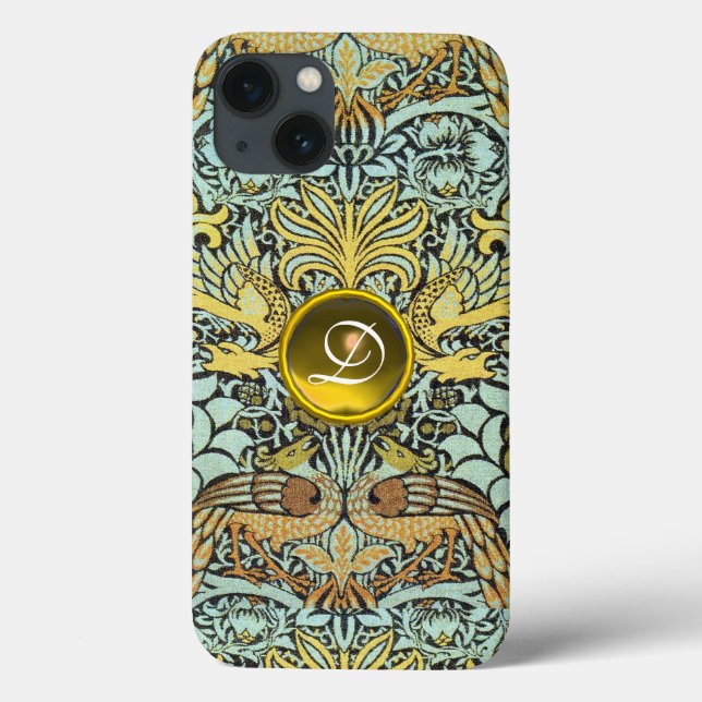 MONOGRAMM FÜR Blume, FRISCHEN UND DRACHEN Case-Mate iPhone Hülle (Rückseite)