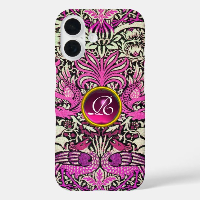 MONOGRAMM FÜR Blume, FRISCHEN UND DRACHEN Case-Mate iPhone Hülle (Rückseite)