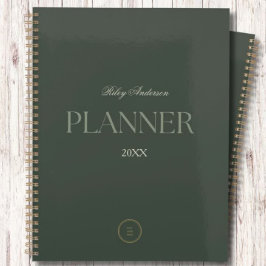 Monogramm für das grüne Lemon-Logo Planer