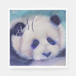 MONOGRAMM FÜR DAS SCHWARZE UND WEISSE PARTY SERVIETTE