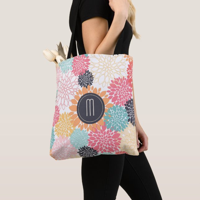 Monogramm für den Blumenkoloraufschlag (Von Nahem)