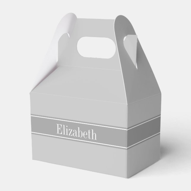 Monogramm für den dunkelgrauen Multifunktionsleist Geschenkschachtel (Vorderseite)