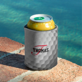 Monogramm für den Golfball Personalisiert Dosenkühler