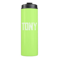 Monogramm für den grünen Individuelle Name von Sol