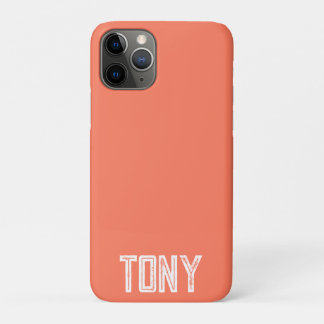 Monogramm für den Individuelle Name von Hartkorall Case-Mate iPhone Hülle