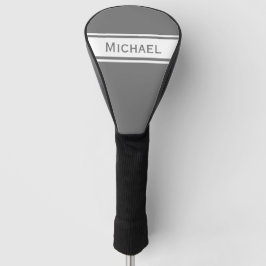 Monogramm für die Bezeichnung der grauen Streifen Golf Headcover