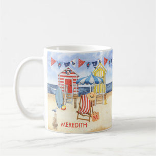 Monogramm für die Bezeichnung des Summer Shore Bea Kaffeetasse