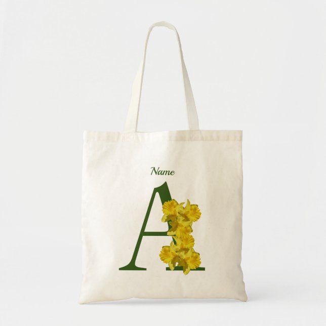 Monogramm für die Bezeichnung "Tote Tasche" Tragetasche (Vorne)