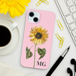 Monogramm für die botanische Illustration der benu Case-Mate iPhone Hülle