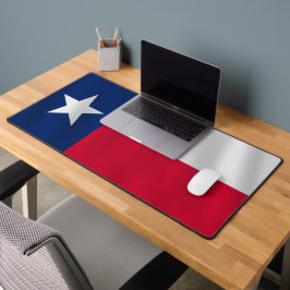 Monogramm für die Flagge eines Texas-Staates Schreibtischunterlage