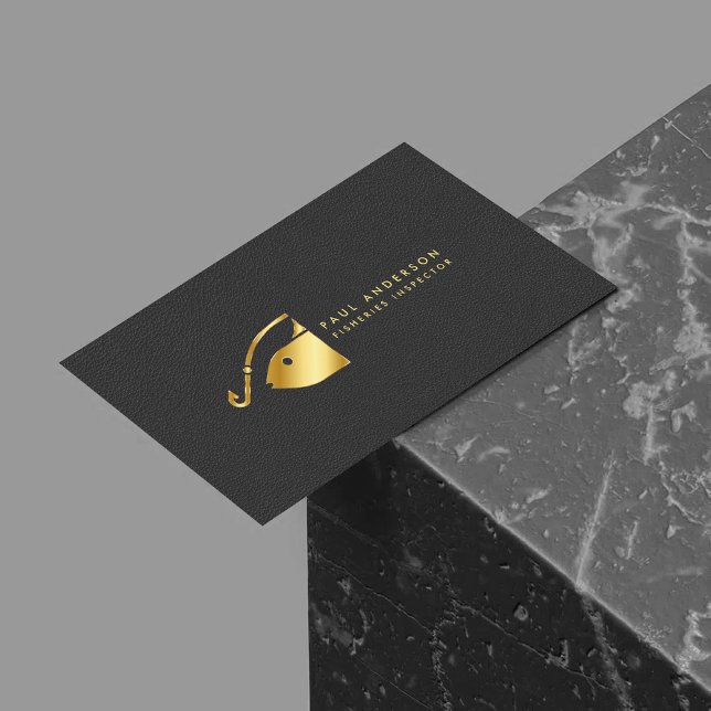 Monogramm für die Inspektion der Fischerei auf Gol Visitenkarte (Von Creator hochgeladen)