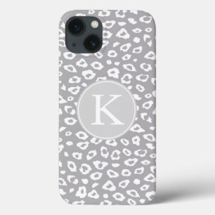Monogramm für die Printwerbung auf grauem und weiß Case-Mate iPhone Hülle