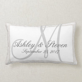 Monogramm für die Rustikale Linse Lendenkissen