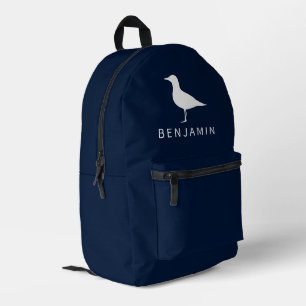 Monogramm für die Silhouette der niedlichen Seegur Bedruckter Rucksack