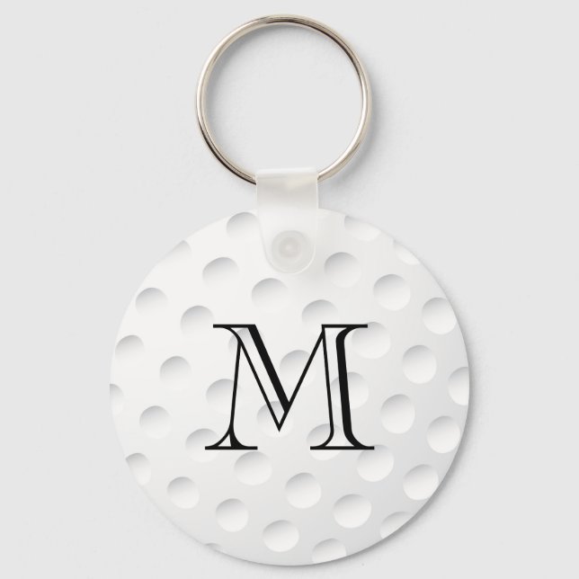 Monogramm für Golf-Ball Schlüsselanhänger (Vorderseite)