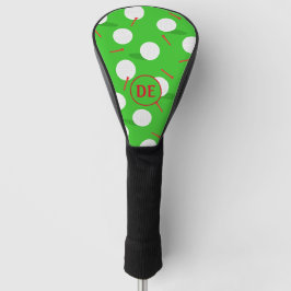 Monogramm für Golfplätze, Löcher und T-Shirts Golf Headcover
