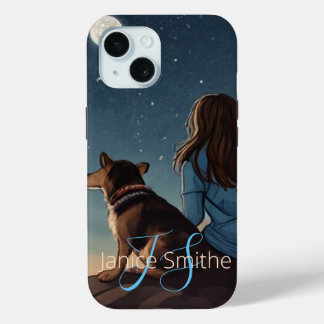Monogramm für Mädchen und Hunde Case-Mate iPhone Hülle