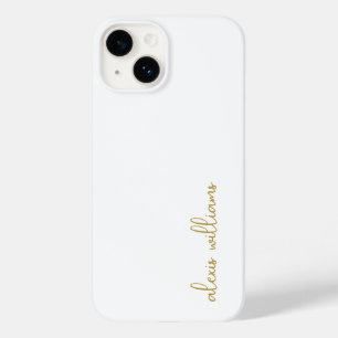 Monogramm für Minimalistische Zeichenketten mit we Case-Mate iPhone 14 Hülle